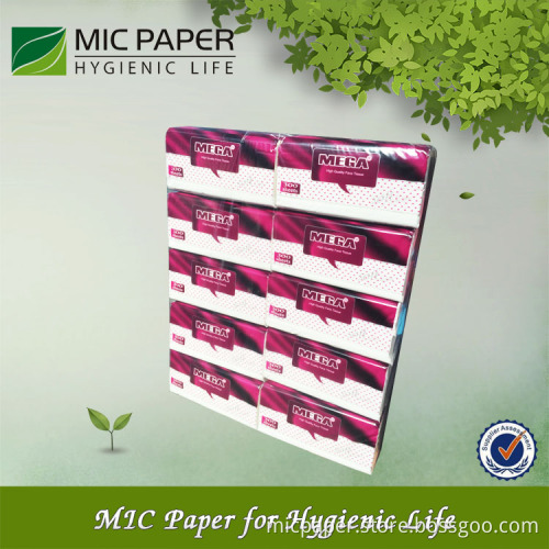 Wholesale Customized Soft Pack Facial Tissue Plastic Bag Tissue